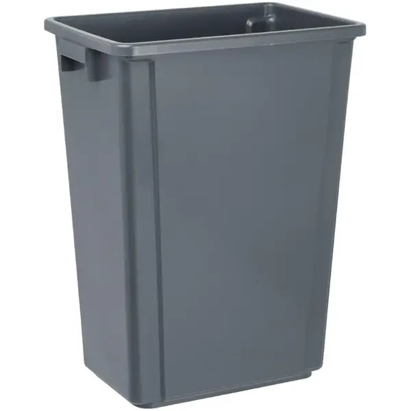 Afvalbak | Kunststof | Grijs | 60L | Open | 455x312x600(h)mm