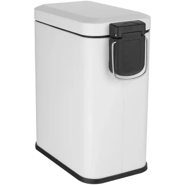 Pedaalemmer | Staal | Wit | 5L | Klapdeksel | 285x160x315(h)mm