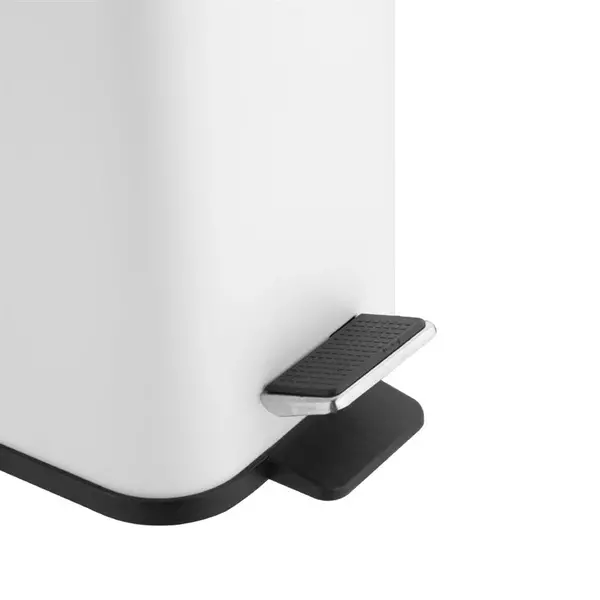 Pedaalemmer | Staal | Wit | 5L | Klapdeksel | 285x160x315(h)mm