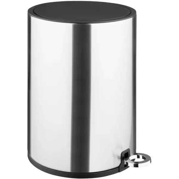 Pedaalemmer | Staal | Geborsteld | 6L | Klapdeksel | Anti Fingerprint | Ø235x320(h)mm