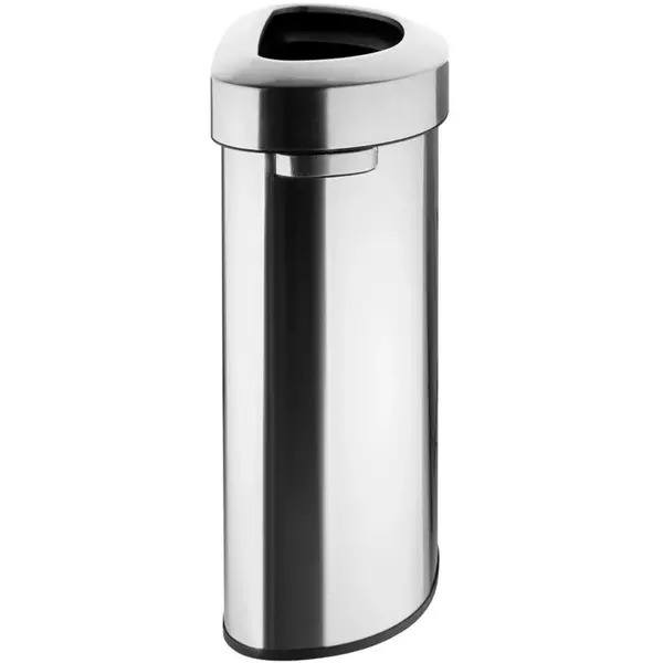 Afvalbak | Staal | Geborsteld | 86L | Open | Anti Fingerprint | 550x350x875(h)mm