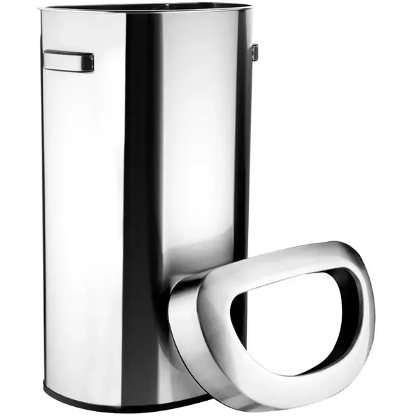 Afvalbak | Staal | Geborsteld | 86L | Open | Anti Fingerprint | 550x350x875(h)mm