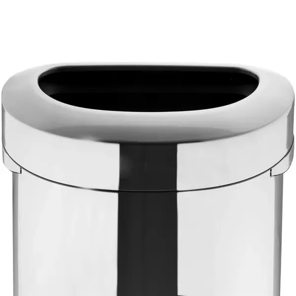 Afvalbak | Staal | Geborsteld | 86L | Open | Anti Fingerprint | 550x350x875(h)mm