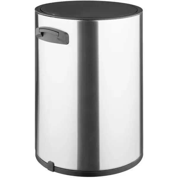 Pedaalemmer | Staal | Geborsteld | 3L | Klapdeksel | Anti Fingerprint | Ø210x275(h)mm