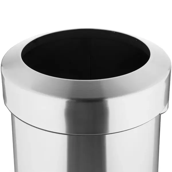 Afvalbak | Staal | Geborsteld | 70L | Open | Anti Fingerprint | Ø445x695(h)mm