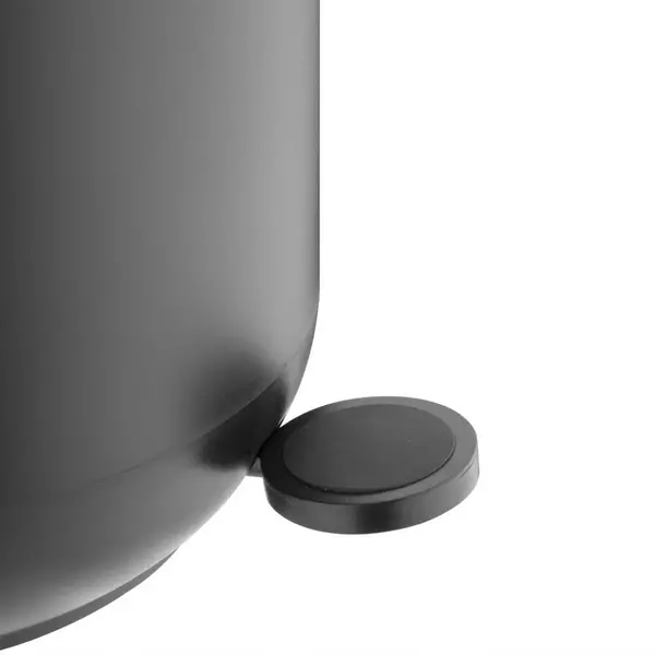 Pedaalemmer | Kunststof | Zwart | 5L | Klapdeksel | Ø245x290(h)mm