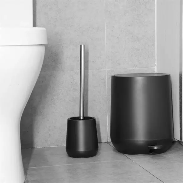 Pedaalemmer | Kunststof | Zwart | 5L | Klapdeksel | Ø245x290(h)mm