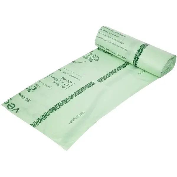 Afvalzakken | Kunststof | 80L | Composteerbaar | 240 Stuks | 150mm