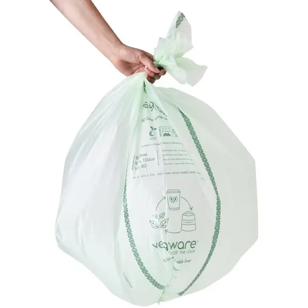 Afvalzakken | Kunststof | 80L | Composteerbaar | 240 Stuks | 150mm