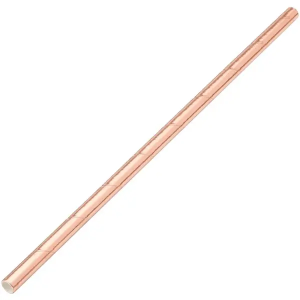 Rietjes | Koperlook | Composteerbaar Papier | 250 Stuks | Ø6x200mm