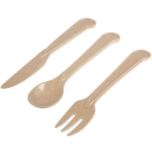 Bestekset | ReUseMe | Rijstvlies | Incl. Juten Tasje | 170mm