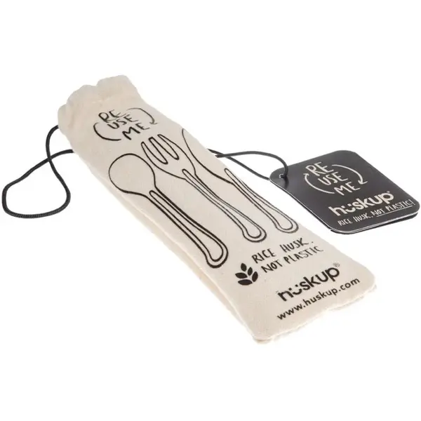 Bestekset | ReUseMe | Rijstvlies | Incl. Juten Tasje | 170mm