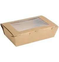 Fiesta Recyclable Saladebakken | Karton/Kunststof | 1200ml | Recyclebaar | 150 Stuks 