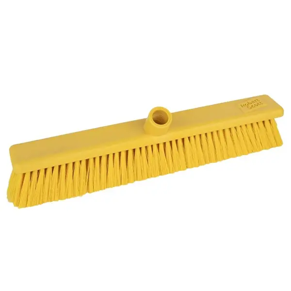 Zachte hygiënische bezem 45cm geel | Machine wasbaar tot  100°C