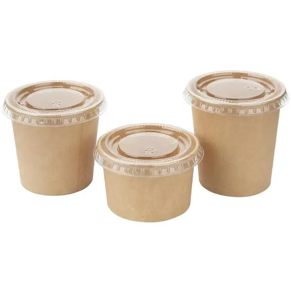 Deksels | Kunststof | Recyclebaar | Fiesta Recyclable Portiepotjes | 1000 Stuks | 6(h)mm