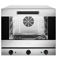 SMEG Multifunctionele Heteluchtoven | ALFA | 4 Niveaus (435x320) | Elektrisch | 50°C/270°C | 3kW (230V) | Grillfunctie | 602x580x537(h)mm 