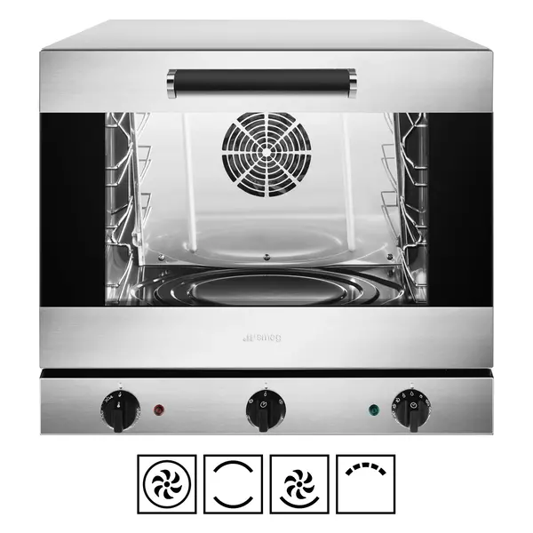 Multifunctionele Heteluchtoven | ALFA | 4 Niveaus (435x320) | Elektrisch | 50°C/270°C | 3kW (230V) | Grillfunctie | 602x580x537(h)mm