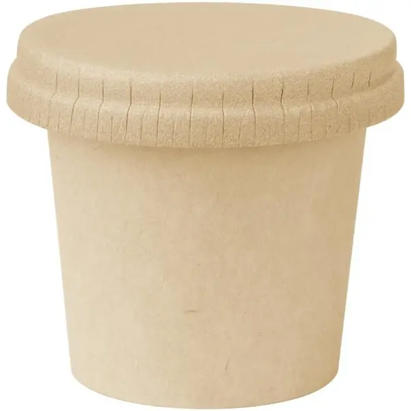 Deksels | Papier | Recyclebaar | Fiesta Recyclable Portiepotjes | 1000 Stuks | 11(h)mm