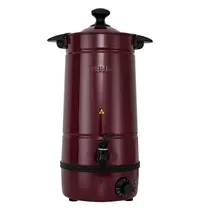 Buffalo Verwarmde Drankendispenser | Bordeauxrood | 7L | 30°C/98°C | 1.8kW (230V) | Enkelwandig | 275x285x495(h)mm