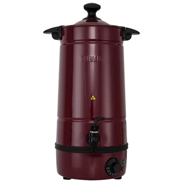 Verwarmde Drankendispenser | Bordeauxrood | 7L | 30°C/98°C | 1.8kW (230V) | Enkelwandig | 275x285x495(h)mm