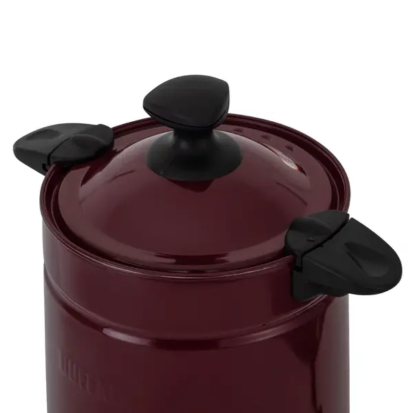 Verwarmde Drankendispenser | Bordeauxrood | 7L | 30°C/98°C | 1.8kW (230V) | Enkelwandig | 275x285x495(h)mm