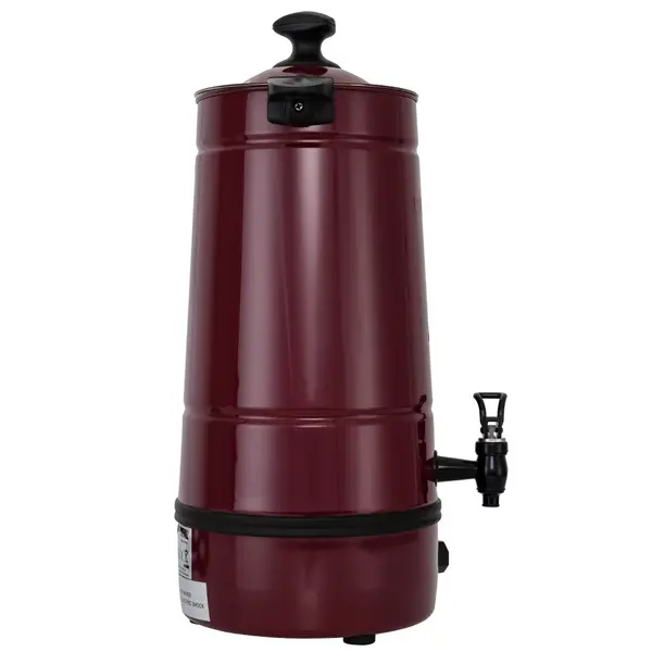 Verwarmde Drankendispenser | Bordeauxrood | 7L | 30°C/98°C | 1.8kW (230V) | Enkelwandig | 275x285x495(h)mm
