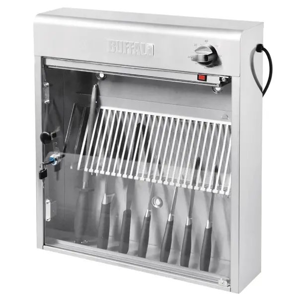 Sterilisatiekast | RVS | Cap. 14 Messen | UV-Sterilisatie | Timer | 515x160x600(h)mm