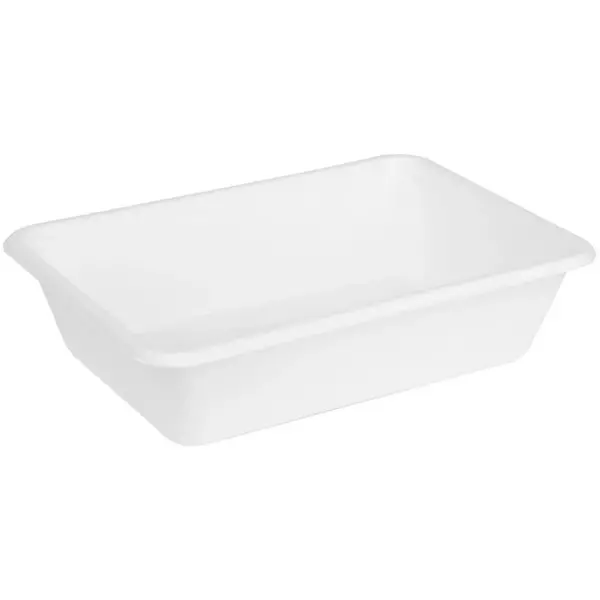 Voedselcontainers | Bagasse | Composteerbaar | 650ml | 100 Stuks | 181x128x45mm