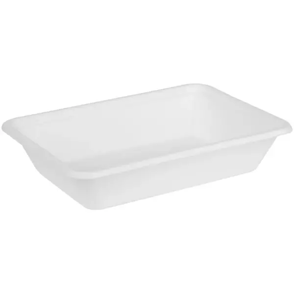 Voedselcontainers | Bagasse | Composteerbaar | 500ml | 100 Stuks | 181x128x38mm