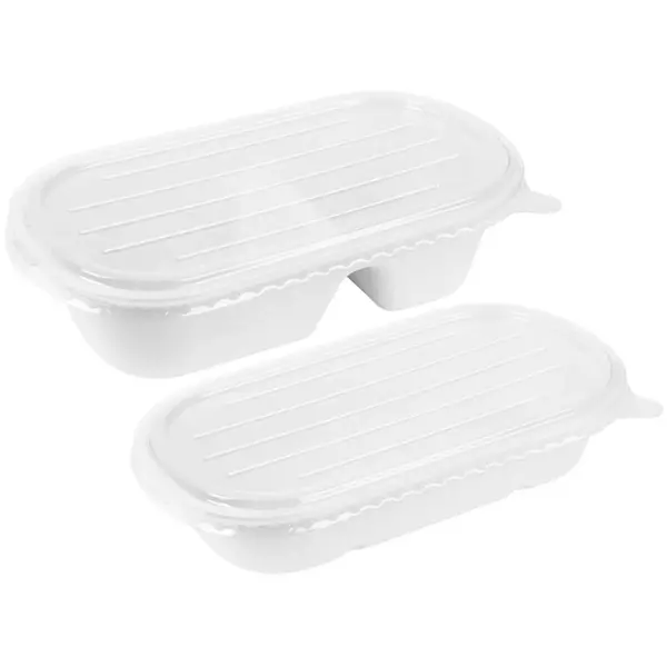 Deksels | Kunststof | Composteerbaar | Fiesta Recyclable Voedselcontainers | 100 Stuks