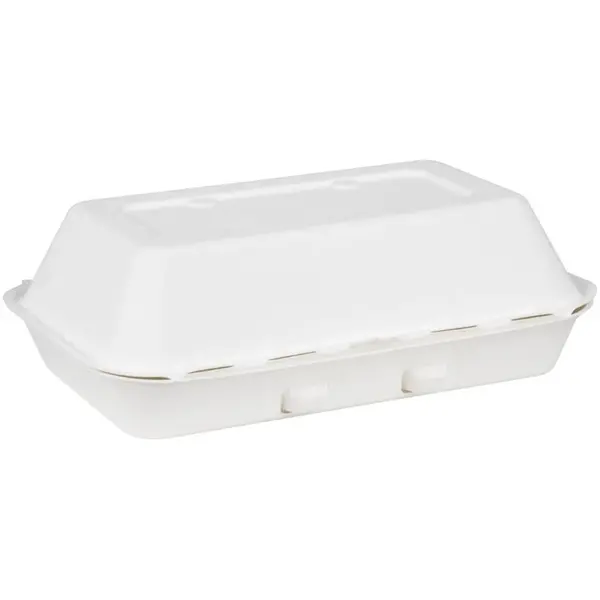 Voedselcontainers | Bagasse | Composteerbaar | 200 Stuks | 400x335x245(h)mm