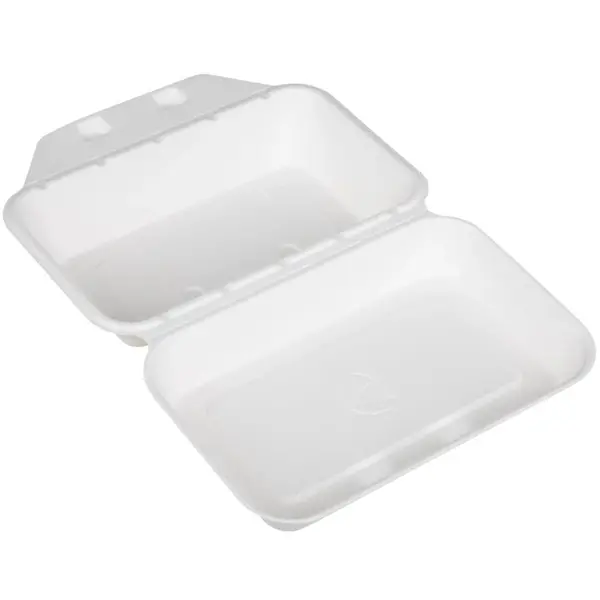 Voedselcontainers | Bagasse | Composteerbaar | 200 Stuks | 400x335x245(h)mm