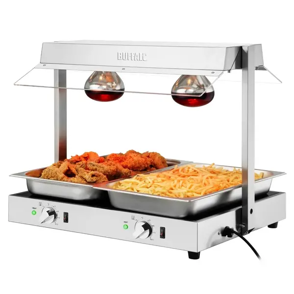 Warmhoudunit | 2x 1/1 GN | 35°C/85°C | Onder-/Bovenverwarming | 1kW (230V) | 699x501x567(h)mm