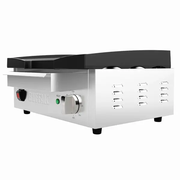 Bak-/Grillplaat | Elektrisch | Glad Oppervlak 372x367 (Gietijzer) | 50°C/300°C | 2.8kW (230V) | 430x445x203(h)mm