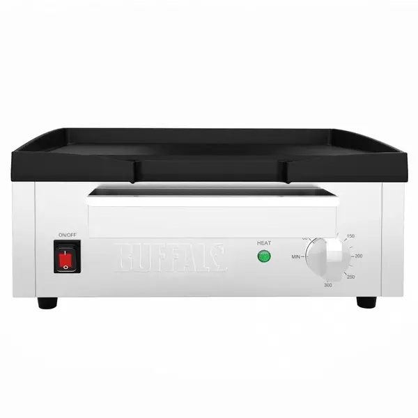 Bak-/Grillplaat | Elektrisch | Glad Oppervlak 372x367 (Gietijzer) | 50°C/300°C | 2.8kW (230V) | 430x445x203(h)mm