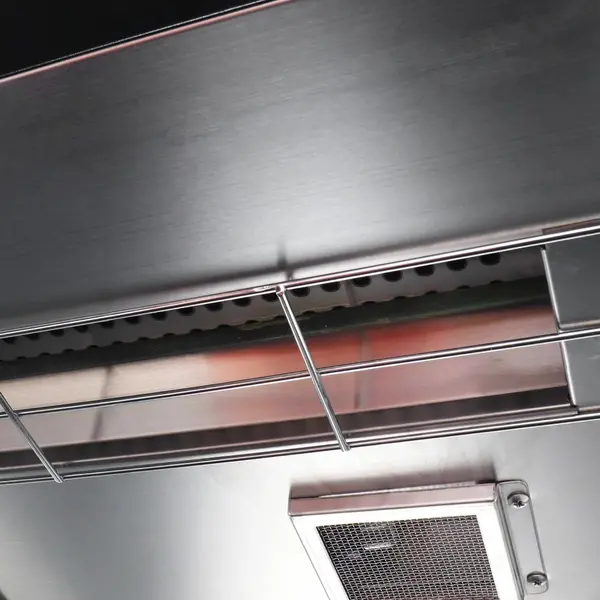 Warmhoudvitrine | Zwart | 30°C/90°C | Statisch | 2 Niveaus | Zelfbediening | 0.56kW (230V) | 650x467x630(h)mm