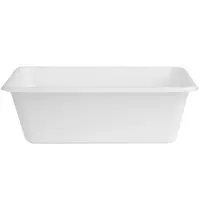 Fiesta Compostable Voedselcontainers | Bagasse | Composteerbaar | 800ml | 100 Stuks | 181x128x57mm 