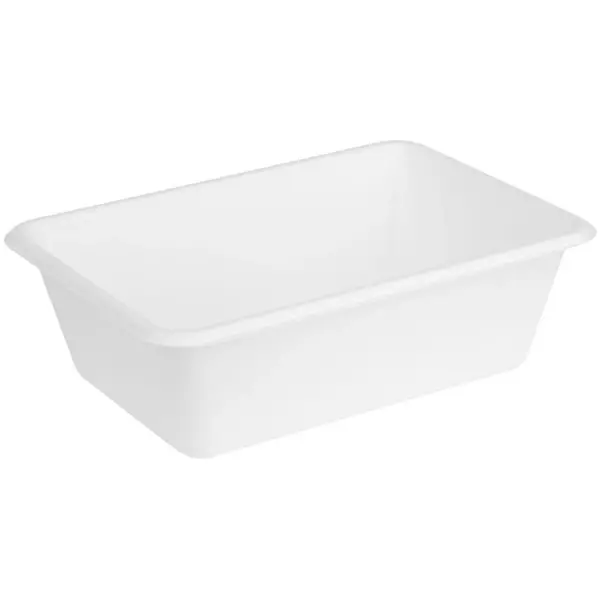 Voedselcontainers | Bagasse | Composteerbaar | 800ml | 100 Stuks | 181x128x57mm