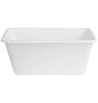Fiesta Compostable Voedselcontainers | Bagasse | Composteerbaar | 1L | 100 Stuks | 181x128x73mm 