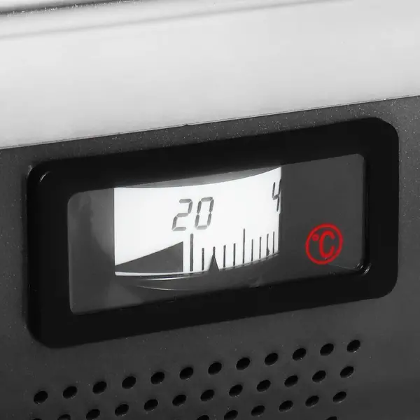 Warmhoudvitrine | Grijs/RVS | 30°C/90°C | Statisch | 3 Niveaus | Zelfbediening | 1.1kW (230V) | 915x484x663(h)mm