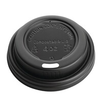 Fiesta Compostable Deksels | Kunststof | Composteerbaar | Espressobekers 11.3cl | 50 Stuks | Ø64x15(h)mm