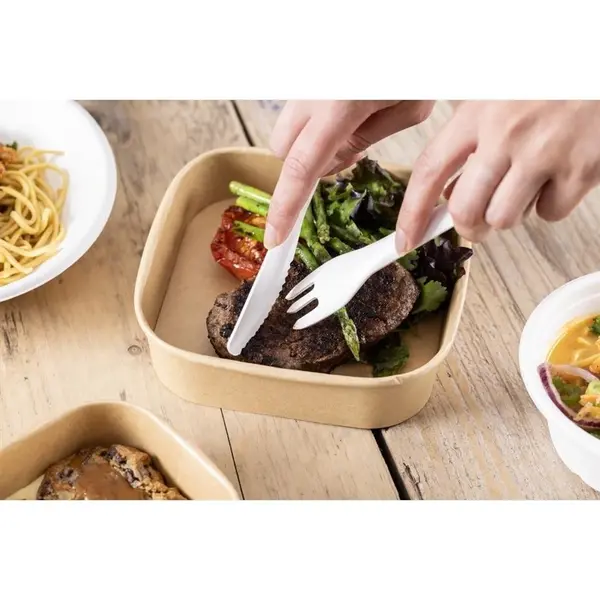 Messen | Papier | Composteerbaar | 100 Stuks | 165mm