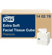 Tork Gezichtsreinigingsdoekjes | PREMIUM | Papier | 2-Laags | 100 Vel/Pak | Extra Zacht | 30 Stuks