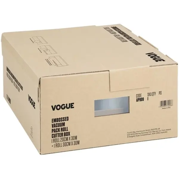 Vacuümverpakkingsrol | Kunststof | Snijdoos | Dubbelverpakking | Breedte 200/300mm