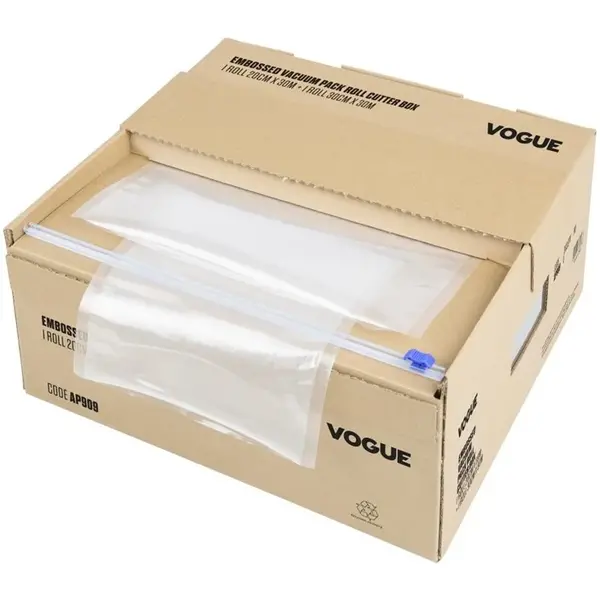 Vacuümverpakkingsrol | Kunststof | Snijdoos | Dubbelverpakking | Breedte 200/300mm