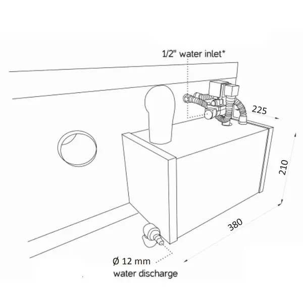 Stoommodule | Italforni VISOR Pizzaovens | 1.4kW