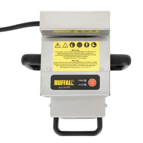 Frituurolie Filtermachine | RVS | 5µm-Filtering | Verwisselbare Filters | 0.5kW (230V)