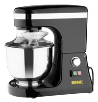 Buffalo Planeetmenger | 1.6kg/5L | Instelbare Snelheid | Kantelbare Kop | Verwijderbare Kom | 0.27kW (230V) | 230x420x410(h)mm 