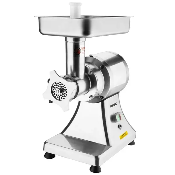 Vlees-/Gehaktmolen | Mes N°12 (Ø120mm) | Verwijderbare Kop | 0.55kW (230V) | Incl. Roosters (Ø6/8mm) | 245x400x520(h)mm