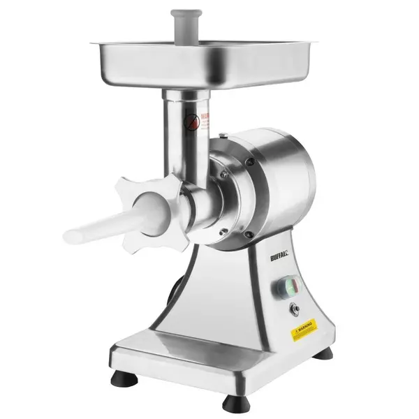 Vlees-/Gehaktmolen | Mes N°12 (Ø120mm) | Verwijderbare Kop | 0.55kW (230V) | Incl. Roosters (Ø6/8mm) | 245x400x520(h)mm